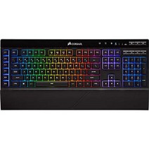 Corsair 미국출고-CORSAIR K57 RGB 무선 게임용 키보드 - Slipstream Wireless로 응답 시간 <1ms - USB 동글 Bluetooth 또는 유선 연결 - 개별 백라이트 RGB 키 검정색-171198, 단일옵션, 단일옵션