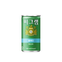 코카콜라 씨그램 플레인 탄산수 190ml 60캔