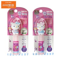 헬로키티 피규어 립케어 (랜덤), 딸기향, 2개