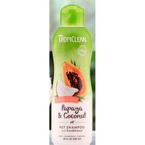 파파야 향 592ml 애완견 털 촉촉 펫샴푸 강아지미용 애견목욕용품 포메리안 강아지셀프미용 말티즈샴푸, 1개