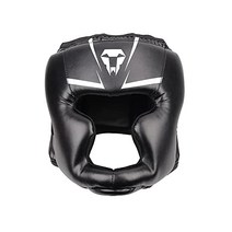 랭레이 복싱 헤드기어 MMA 킥복싱 가라테 태권도 무술 스파링, Small, Black