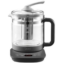 Midea 전기 주전자 고 붕규산염 유리 소재 건강 보존 냄비 차 필터 포함 14 가지 메뉴 9H 타이밍 220V 80, 01 MK-YSNC1506_01 220V-240V