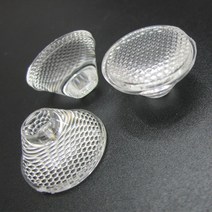 20mm 581015304560도 광학 pmma led 렌즈 반사경 시준기 1w 3w 5w led 조명 램프 전구 e27 mr16 gu10, 30도, 50개
