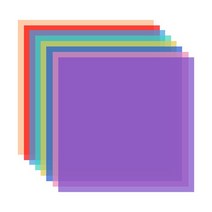 12x12 인치 오버레이 착색 보정 젤 라이트 필터 811 색 투명 조명 플라스틱 LED 플래시, 01 8pcs