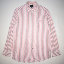 1606.헨리코튼 스트라이프 린넨 남방셔츠/정품/남성