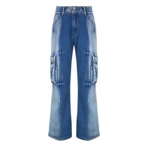 로우웨이스트데님 로우라이즈 카고팬츠 Y2K 골반 복고 스트레이트 레그 팬츠 로우라이즈 플레어 진 스트레이트 레그 팬츠 로라이즈 플레어 진