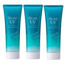비오레 대용량 UV 아쿠아리치 워터리 에센스 85g 3개, 기본3개(1세트)