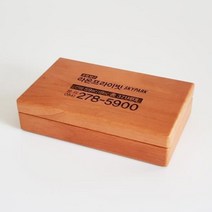 DRx 원목인 주인 장함 xDR-674-D674-D 사무 용품 인주함 도장 데스크