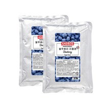 앤드로스 블루베리 리플잼 1kg 2개세트, 2개