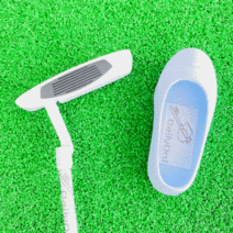 데일리오니 일자 블레이드 신발 고무신 퍼터커버 골린이 골프 선물 1p, 화이트