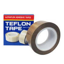 테프론테이프 내열 방열 전기 절연 열선 천 접착 썬팅 기스 방지 테이프 TEFLON 10M, 0.13mm, 15mm x 10M