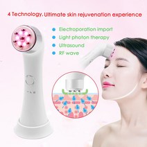 얼굴 리프팅 기계 고주파 LED 광자 마사지 기계 페이셜 케어 기기 리프트 조여 미용, 01 US Plug