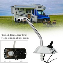 RV 해양 주방 싱크 Watertap RV Camper 캐러밴 액세서리 용 12V 360도 회전 수도꼭지 탭, 은