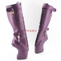 까치발 킬힐 폴댄스 플레져힐 이그조틱 퍼플 무광 발레 하이 통굽 포인 스트랩 드랙퀸 가보시