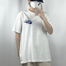 (구제의류)나이키 스우시 저스트두잇 라운드 반팔티 M / 빈티지아워 230418