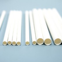 우뭇가사리 종이 빨대 21cm 12mm 개별포장 200입 스무디 슬러시 음료 카페