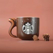 STARBUCKS 스타벅스 다람쥐 스타일링 도자기 컵 300ml