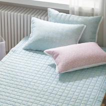 니나 풍기인견 침대패드, 블루