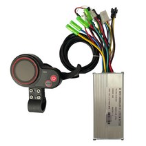 전기 스쿠터 컨트롤러 36V 48V 500W/750W 22A LCD 디스플레이 엄지 스로틀 e바이크 액세서리 부품, 1개