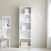 [리샘] 모네 키큰 책장 600, 색상선택:화이트