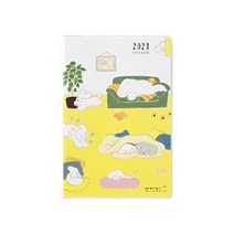 미도리 22160006 포켓일기 다이어리 플래너 수첩 노트북 2023, 강아지
