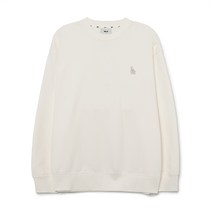 베이직 스몰로고 오버핏 맨투맨 LA Cream