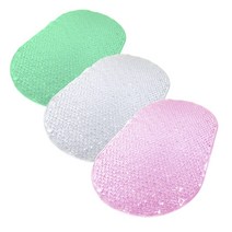 미끄럼방지 욕실매트 욕실용품 발판, B분홍