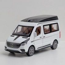 Benz 벤츠 스프린터 미니밴 MPV 1대28 자동차 미니카 모형 다이캐스트 청년K쇼핑, 화이트