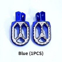 Surron Foot Pegs 페달 지원 라이트 비 X 전자 자전거 스쿠터 Dirtbike 오토바이 오프로드 수정 액세서리 SUR-RON, blue 1PCS