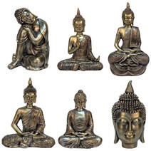 부처님 동상 홈 장식 Buddah statue 선 장식 명상 부처님 장식, 18.5X10。5X25。5cm
