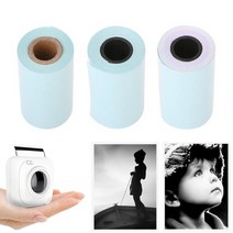 3롤 57x30mm 자기 접착 열 스티커 인쇄 용지 Paperang P1