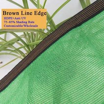 차광막 차양 그늘 녹색 햇빛 가리개 그물 자외선 방지 HDPE 3 20 핀 다육 식물 커버 집 발코니 항해 수영장 천막, 없음, 12Pin Brown Lines+2mx3m