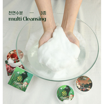 1+1+1 웰바스 소프트 아이스크림 클렌징비누2개 + 모공브러쉬 코코넛 알로에 딸기중 2개선택, 코코넛+알로에+모공브러쉬