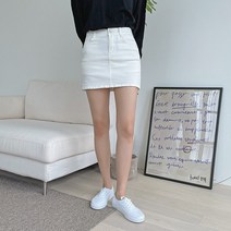 올시즌 썸데이 치마바지 화이트 빅사이즈 스커트
