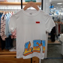 ## 리바이스키즈 [NC 순천점] 입체 리바이스 레터링 로고가 포인트인 남아 반팔티셔츠 (140~170) ##