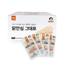 펫러닝 닭안심 그대로 30p 국내산 애견 강아지 간식, 닭가슴살, 3개