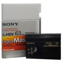 MDF1841 소니 HDV 캠코더 공테이프 63분 6mm 공미디어 가정용