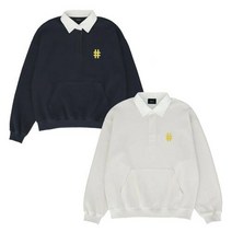 빈트릴 [빈트릴] 히든버튼 럭비 티셔츠 BA231RM006