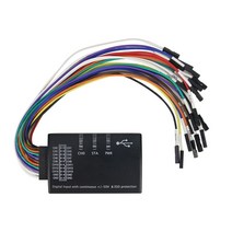 휴대용 소형 스펙트럼 분석기 Saleae usb 로직 100mhz 16ch 로직 for arm fpga dslogic 100m-400m 샘플링 최대 깊이 16g 스트림