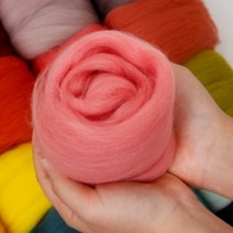 스튜디오분트66수 메리노양모 양모펠트용 100컬러, 50 머스터드, 1개