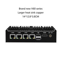 팬리스미니PC방화벽기기 인텔셀러론J4125소프트라우터 쿼드코어 4xLAN 2.5G i226V네트워크카드 Pfsense, 0616GB1TB_01Black