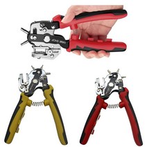 벨트구멍펀칭기 다용도 롤링 만능 펀칭기, 1개, 노란색