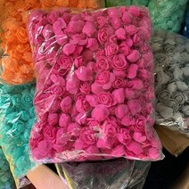 조화 봄단장 인테리어 웨딩 파티 핑크뮬리50100200500pcs 곰 인공 꽃에 대 한 3cm 거품 장미 diy 선물 상자 결혼식 장식 크리스마스 홈 장식 20 색, 100, 로즈 레드