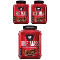 비에스엔 트루-매스 울트라 프리미엄 프로틴 카보하이드레이트 매트릭스 단백질 보충제, 2.64kg, 3개