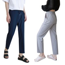 [당일발송] 코디제이 남자 바지 M아이스스판세미 남녀공용 홈웨어 쿨팬츠 데일리룩 아이스바지 일자핏