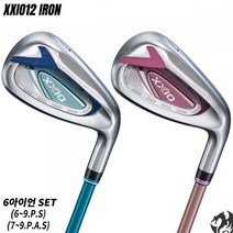 젝시오12 여성 아이언세트 보르도 6개 아이언 세트 던롭 XXIO12, L, 보르도[6i]7~9.P.A.S-MP1200L_L