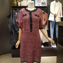 시슬리 NC09 포인트단추트위드원피스 SAKO06941