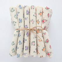 대폭 이중거즈) 플라워데이 6color 22587, 퍼플