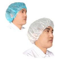 하가소모 일회용 부직포 위생모자 헤어캡 50매, 02 일회용몹캡 14g (50매,파란색) 주름형, 50개
