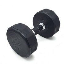 파워헬스산업 12각우레탄아령, 8kg, 블랙